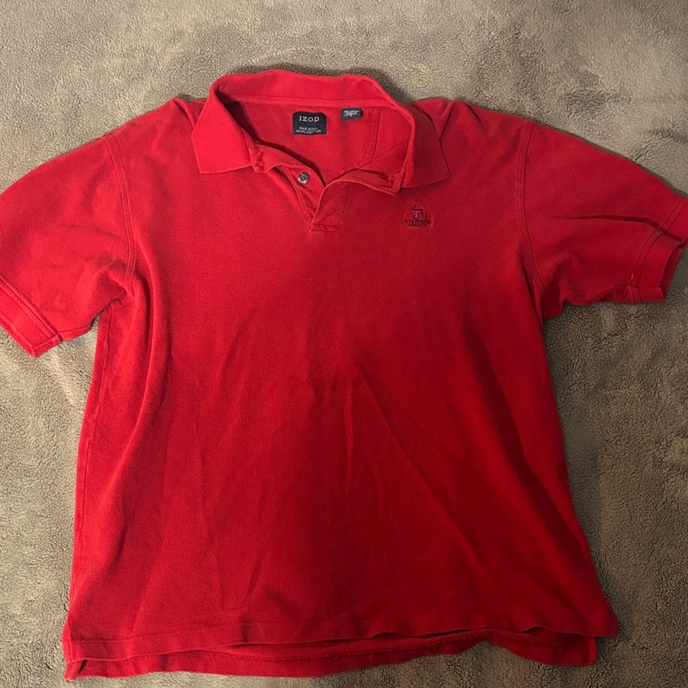 Men’s Large IZOD Red Polo
